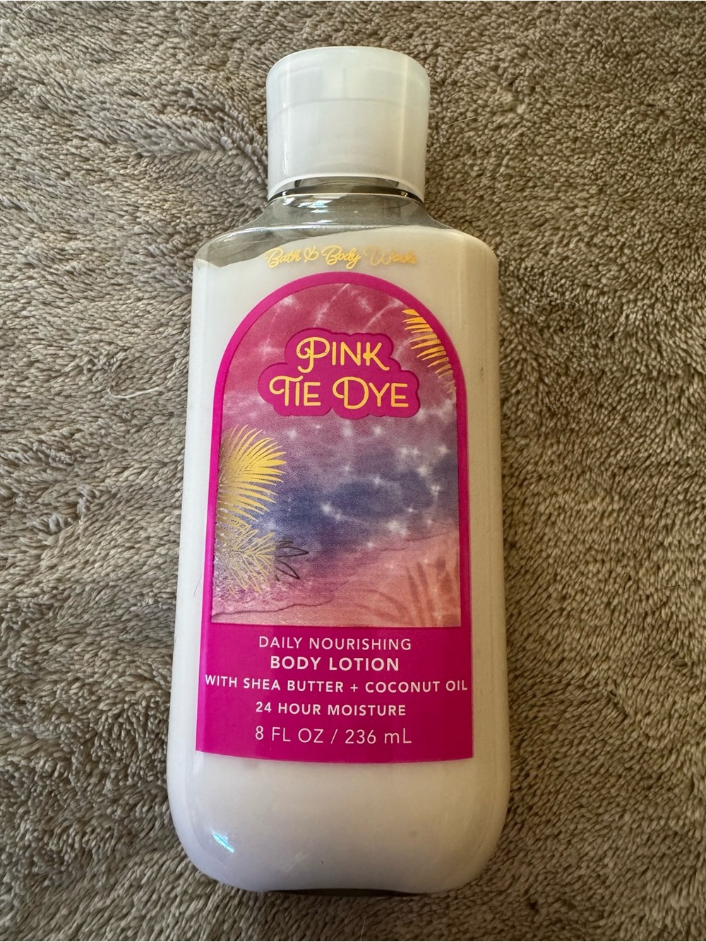 Bath & Body Works Pink Tie Dye Body Lotion